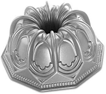 Nordic Ware Molde para horno, aluminio, gris, 24,1 cm