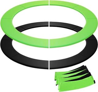 LEADWIN Trampoline Pad, 14FT Universal Double-sided with 2 Life Time Replacement Trampoline Spring Cover, UV-Resistant, Tear-Resistant Edge Protection, Waterproof Trampoline Accessories, Standard Size