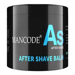 Mancode After Shave Balm (100gm) | Post Shave Treatment | Soothes Skin Irritation | Hydrating Closes Pores | Lemon Oil Aloe vera Turmeric Chamomile Oil No Alcohol (Pack of 1)