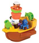 TOMY Toomies Pirate Bath Baby Bath Toy, Shower Baby Toy for Water Play in the Bath, Kids Bath Toy Suitable for Toddlers & Children, Boys & Girls from 18 Months+