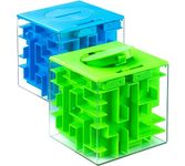 iKeelo Money Maze Puzzle Box (2 Pack) for Kids and Teens, Makes Cash Gift Giving More Fun