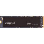 Crucial T500 1TB Gen4 NVMe M.2 Internal Gaming SSD, Up to 7300MB/s, Laptop & Desktop Compatible + 1mo Adobe CC All Apps - CT1000T500SSD8