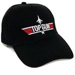 Top Gun Licensed Original Baseball / Pilots Cap Black, One size