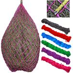 T Teke Classic Slow hay Feeder hay nets, 40" Length with 2" Holes, Horse Supplies hay Bags for Horses, Goat Feed