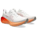 ASICS Mens NOVABLAST 4 White/Moonrock Running Shoes - 9 UK (1011B693.103)