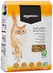 by Amazon Cat Litter Wood Pellets Highly Absorbent and Made of 100% Recycled Wood, Unscented, 30 l (Pack of 1)