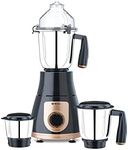 Bajaj GX 3701 750W Mixer Grinder with 3 Jars, Black