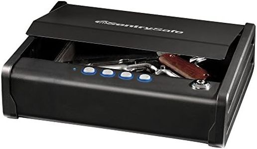 SentrySafe Pistol Safe, Quick Access Gun Safe, Digital Lock, Single Gun Capacity, QAP1E