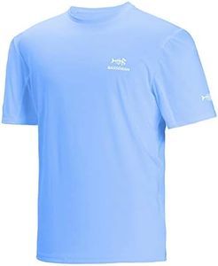 BASSDASH Men’s UPF 50+ Sun Protection Fishing Shirt Short Sleeve UV T-Shirt