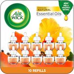 Airwick Plug in Essential Oils Refills, Hawaii Tropical Paradise, Eco Friendly, 20 mL (Pack of 10)