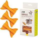New - Monkey Business Farfalle – 3-in-1 Silicone Pot Lid Lifter, Cute Spoon Rest & Pasta Trivet for Small Pots, Multi-Functional Kitchen Accessory in Farfalle Pasta Design