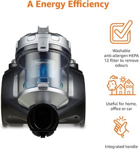 Amazon Basics Bagless Vacuum Cleaner 700W – Lightweight, Powerful