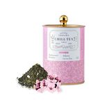 Sakura Green Tea by CHILL TEA Tokyo (100g Loose Leaf) - Cherry Blossom Tea, Japanese Tea, Loose Leaf Tea, Flavoured Tea- Fruity Floral Flavour, Taste of Japan