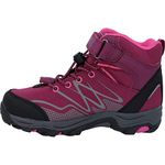 Hi-Tec Girls Blackout Mid Boots, Pink, 2 UK