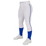 Champro Girl's Tournament Traditional Low-Rise Softball Pants with Braid