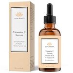 JOYAL BEAUTY Organic 20% Vitamin C Serum for Face and Skin Made in USA. Premium Vitamin CE Ferulic Hyaluronic Acid Witch Hazel Combination Antioxidants Professional Formula for Glowing Skin. 1 OZ.