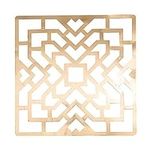 Gold Laser-Cut Square Chargers – 24