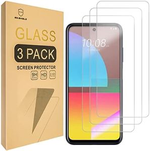 Mr.Shield Screen Protector For HTC Desire 21 Pro 5G [Tempered Glass] [9H Hardness] [3-Pack] Screen Protector