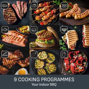 Tefal OptiGrill Plus XL Electric Grill – Extra Large, Adjustable Settings