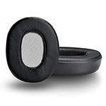 Yizhet Replacement Earpads Compatible with Sony MDR-1A MDR-1ADAC MDR-1ABT Headphones Replacement Ear Pads Ear Cushion Cover Pads made of Protein Leather & Memory Foam (1 Pair, Black)