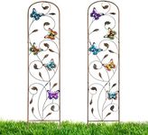 LEWIS&WAYNE 2 Pack Metal Garden Tre