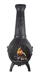 The Blue Rooster Sun Stack Chiminea