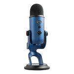 Logitech for Creators Blue Yeti USB Microphone for PC, Mac, Gaming, Recording, Streaming, Podcasting, Studio and Computer Condenser Mic with Blue VO!CE effects, 4 Pickup Patterns, Plug and Play – Blue