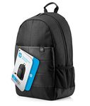 HP 15-inch Laptop Backpack and Wired USB Mouse (Black)