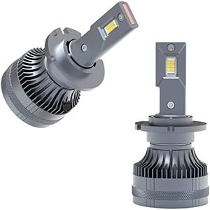 Potauto Maxipro LED Car Headlight Ultra-Bright Bulbs H4-6500K Color Temperature, 12V/130W, High Performance LED Headlight Conversion Kit, Pack of 2