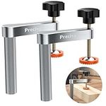 Preciva 2 Pack Bench Dog Clamp, 3/4" (19mm) Dog Hole Clamps for Woodworking, Adjustable Aluminum Alloy Quick Acting Dog Clamp for MFT Table