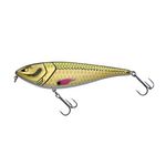 Berkley Zilla Glider, Fishing Hook, Hard Lures, Slow Sinking Glide Bait, Fusion 19 Treble Hooks, Erratic Action, extreme Loud Rattle, Lead Free PredatorFishing, Pike, Unisex, Ayu Green, 67g | 160mm