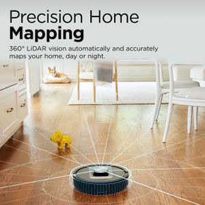 Shark PowerDetect Robot Vacuum – Black, Smart Sensor Cleaning
