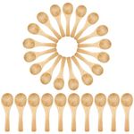 150 Pieces Small Wooden Spoons, 3.5'' L, Mini Salt Spoons Wood Honey Teaspoon Cooking Condiments Spoons for Kitchen Seasoning Jar Coffee Tea Sugar Body Scrubs