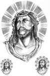 Jesus Temporary Tattoo - 1 Sheet of