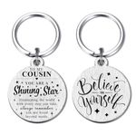 Cousin Gifts - Love Cousin Keychain - Cousin Birthday Graduation Christmas