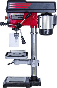 LUMBER JACK Pillar Drill Press – Variable Speed, 16mm Chuck, LED Display, 550W, Cast Iron Table, Laser & Worklight