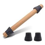 Adjustable Wood Rolling Pin with Th