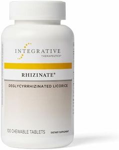 Integrative Therapeutics Rhizinate - Deglycyrrhizinated Licorice (DGL) - for Stomach, Intestinal & Digestive Support with Licorice Root - Gluten Free - Dairy Free - Vegan - 100 Chewable Tablets