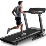 Foldable Treadmill for Home Use, Wide Shock Absorption Deck for Walking or Running, 300 lbs Weight Capacity, Preset Programs, Bluetooth Enabled | R7 R9 18% Auto Incline with LED Display