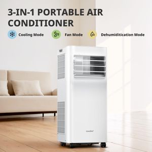 COMFEE’ 9000 BTU Portable Air Conditioner – App & Remote Control, Dehumidifier, Fan, Window Kit, 24-Hour Timer, Up to 355 sq.ft.