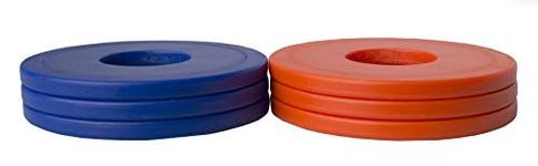 Generic Premium Washer Toss Replacement Set - Durable Washer Replacements for Yard & Tailgate Games (8, Orange/Blue)