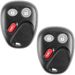 KeylessOption Keyless Entry Remote Control Car Key Fob Replacement for LHJ011 (Pack of 2)