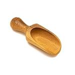 Thirteen Chefs Salt and Spice Scoop, Acacia Wood, 4-Inch