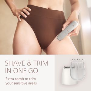 Philips Lady Shaver Series 8000 – White Electric Hair Removal