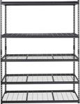 GarveeHome Storage Shelving Unit, 5 Tier Adjustable Shelves, 48''W Garage Storage Shelves Heavy Duty Metal Organizer Wire Rack, Industrial Shelving 48" L x 18" W x 72" H for Kitchen Pantry Basement