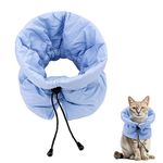 Cat Recovery Collar, Soft Adjustable Cat Cone, Cat Elizabethan Collar Cat Neck Protective Collar Neck Collar After Surgery for Cats Kitten Prevent from Licking Wounds (S)