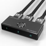 Fosmon 4K HDMI Switch 4K@60Hz, Bi-D