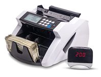 KROSS IS5900 (2024 Model) Cash Counting Machine/Note Counting machine/Money Counter Counting Machine with UV/MG/IR/MT for Fake Note Detection Using The Newest and Best Technology - BLACK & WHITE