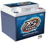 XS Power D1200 XS Series 12V 2600 Amp AGM High Output Battery with M6 Terminal Bolt