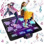 Double Dance Mat for Kids Gifts Ideas for Electronic Dance Challenge Palymat, Optional Single & Double Player Game Modes,Built-in Music, Three levels of difficulty Toys Gift for Girls & Boys Ages 3-12